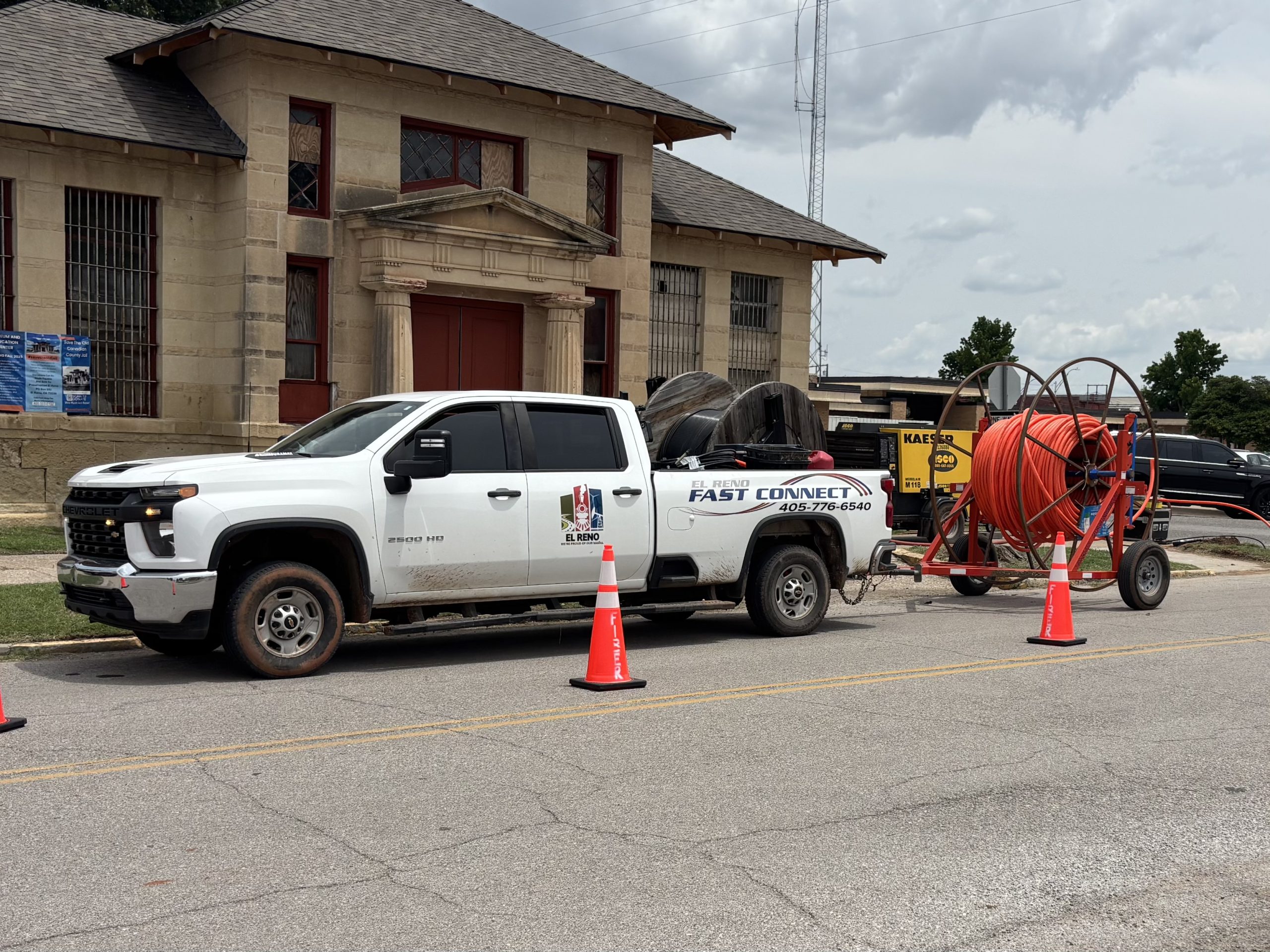 El Reno Fast Connect install truck
